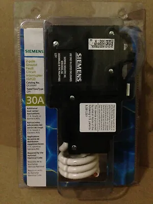 Buy SIEMENS QF220 QF220A 20A 2 Pole 120 240V AC GFCI GFI QPF Plug On Circuit Breaker • 99.95$