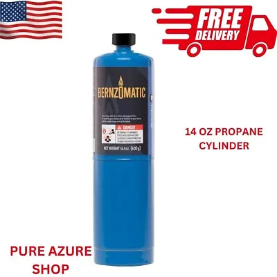 Buy Bernzomatic 14 Oz Standard Propane Fuel Cylinder, ( 1 Pack ) • 10.99$