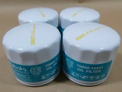 Buy 4 Pack Oem Kubota Oil Filter 70000-15241   • 35.99$