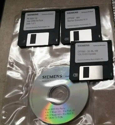 Buy Siemens/Cerberus/Pyrotronics MXL Diskettes/Disc • 12$