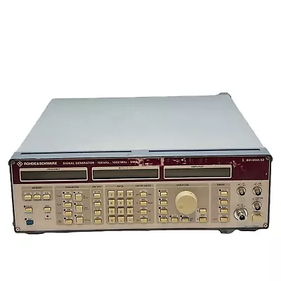 Buy Rohde & Schwarz SMG 100 KHZ 1000MHz RF Signal Generator 801,0001.52 • 870.03$