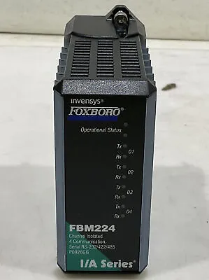 Buy Schneider Electric Foxboro Fbm224 I/a Series 4 Channel Isolated System 373 • 300$
