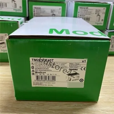 Buy Brand New Schneider Electric TM221CE40T PLC Module Sealed In Box Fast Delivery • 387.99$