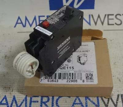 Buy Siemens QE115 1 Pole 15 Amp Plug-In Ground Fault Circuit Breaker • 149.95$