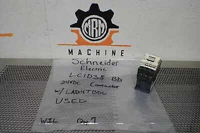 Buy Schneider Electric LC1D38 BD 24VDC Contactor W/ LAD4TBDL Used With Warranty • 99.99$
