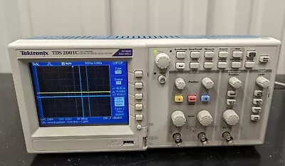 Buy Tektronix TDS 2001C Two Channel Digital Real0Time Oscilloscope 50 MHz 500 MS/s • 449.99$