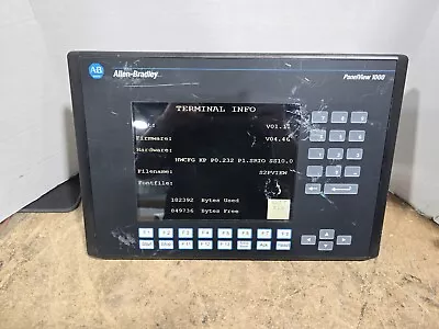 Buy Allen-Bradley PanelView 1000 Model 2711-K10G1X Operator Interface Panel HMI • 999.99$