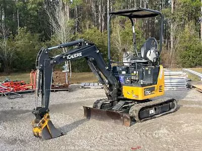 Buy 2019 John Deere 17G Mini Excavator Rubber Tracks Backhoe Trackhoe Bidadoo • 12,100$