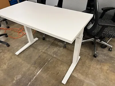Buy Herman Miller Sit/Stand Desk/Table White 24 X48  - Brand New • 299$