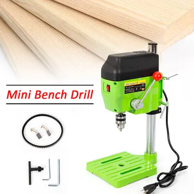 Buy High-power 480W Mini Portable Bench Drill Press Stand Precision Drilling Machine • 73$