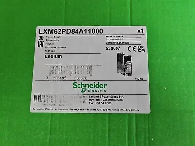 Buy NEW Schneider Servo Driver LXM62PD84A11000 Motion Controller Spot Sales #XG2 • 2,870$