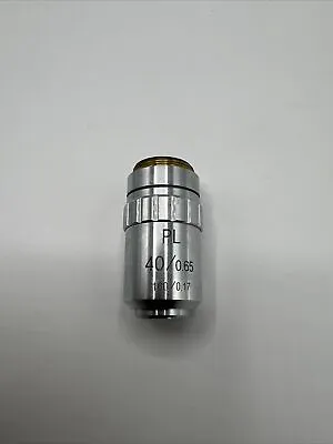 Buy Laboratory Microscope Objective Lens PL  40/0.65 160/0.17 • 69$