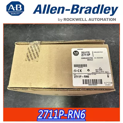 Buy Allen Bradley 2711P-RN6 Ser B Touch Screen New Seal Stock Free Shipping • 929$