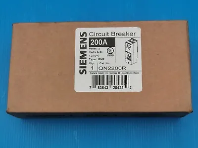 Buy Siemens QN2200R 200-Amp 2 Pole 240-Volt Circuit Breaker • 149$