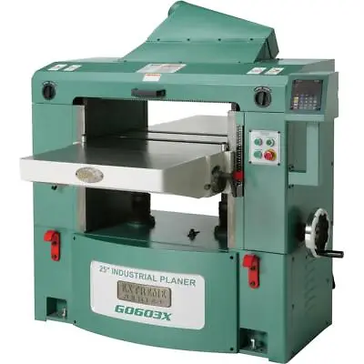 Buy Grizzly G0603X 25  15 HP 3-Phase Extreme-Series Planer W/ Helical Cutterhead • 13,410$