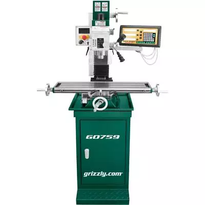 Buy Grizzly G0759 7  X 27  1 HP Mill/Drill W/ Stand & DRO • 3,190$