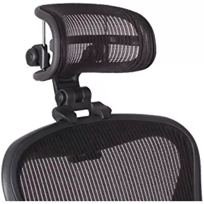 Buy The Original Headrest For Herman Miller Aeron Chair H3 Carbon Colors Mesh Match • 221.54$