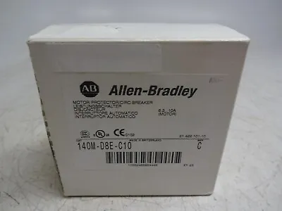Buy New Allen Bradley 140M-D8E-C10 /C Motor Protector Circuit Breaker  • 371.47$