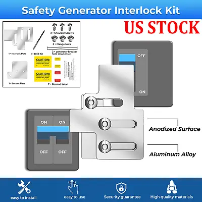 Buy US SM200 Generator Interlock Kit For Siemens & Murray 150A & 200A Breaker Panels • 39.99$