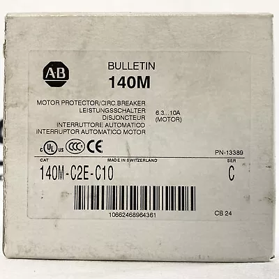 Buy Allen Bradley 140M-C2E-C10 Motor Protection Circuit Breaker SER C USA • 125$