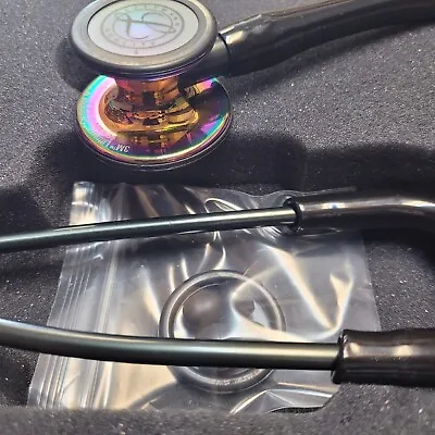 Buy Littmann Cardiology IV Diagnostic Stethoscope: Polished Rainbow & Black-Smoke  • 190$