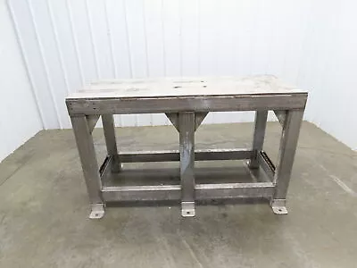 Buy Stainless Steel Machine Mounting Base 1/2  Top Welding Table 24 X60 X 36-1/2 H • 1,399.99$
