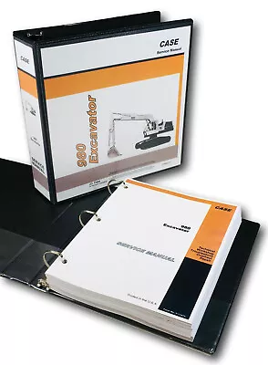 Buy Case 980 Excavator Service Technical Manual Repair Shop Binder Crawler Track Hoe • 61.17$