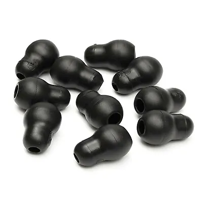 Buy 10Pcs Silicone Black Soft Eartips Earplug Earpieces For Littmann Stethoscope D • 10.57$