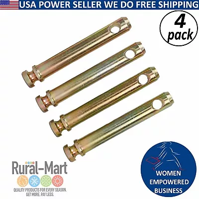 Buy 4pk Cat 1 Top Link Pin Hitch Accessories For Tractors (Speeco) S07070200 5-1/2 • 16.99$