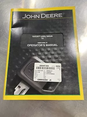Buy John Deere Gator Utility Vehicle Tx (sn 001001-030000) Omm154956 J5 • 25$