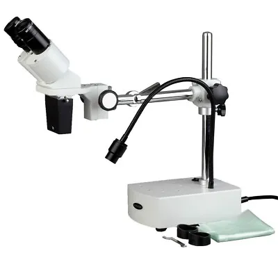 Buy AmScope SE402-LED 20X Stereo Binocular Microscope Boom Arm + Light • 223.99$