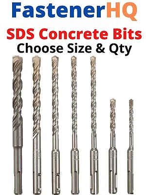 Buy SDS Concrete Drill Bits (Choose Size & Qty) • 59$