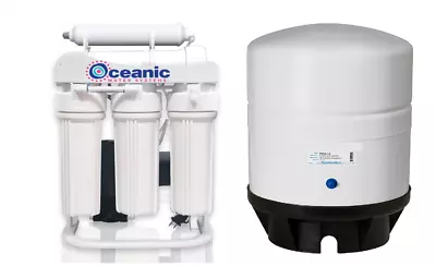 Buy 300 GPD Light Commercial RO Reverse Osmosis Water Filter Pump System+ 6 Gal Tank • 469.99$