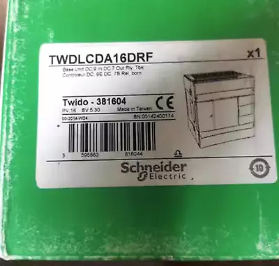 Buy NEW Schneider TWDLCDA16DRF Compact PLC Base 24VDC Supply Complete System • 400$