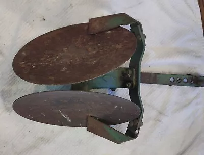 Buy Vintage John Deere Plow Disc Blades With Scraper (Furrow Opener/A36140) • 86.25$