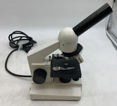 Buy Frey Scientific National 400 Illuminated Student Microscope W/ 3 Objectives • 149$