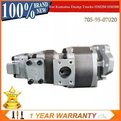 Buy 705-95-07020 Hydraulic Pump Assembly For Komatsu Dump Trucks HM250-2 HM300-2 • 2,209.15$