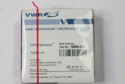 Buy (72-Pk) VWR Vistavision Microscope Slides 16004-422 • 3.98$
