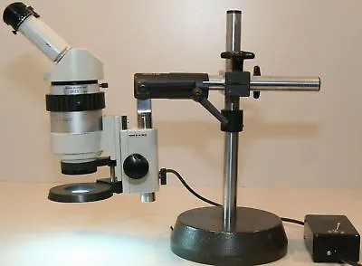Buy Wild Heerbrugg / Leica M7A StereoZoom Microscope W/ Ring Light & Stand • 799.95$