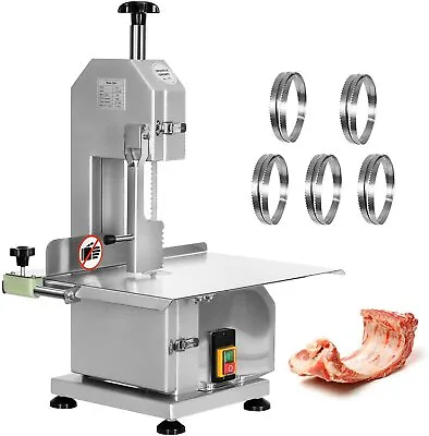 Buy Electric Bone Saw Machine 750W Commercial Countertop Frozen Meat Cutting Machine • 489.90$