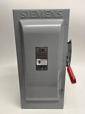 Buy HF323N Siemens 100 Amp 240V 3 Pole 4W Nema 1 Indoor Fusible Disconnect Switch • 195$