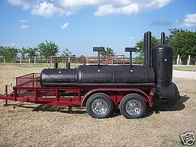 Buy NEW BBQ Pit Smoker Cooker And Charcoal Grill Trailer  • 10,350$