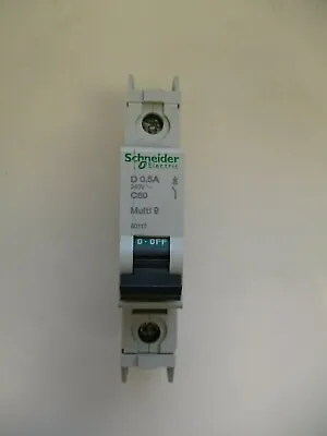 Buy Schneider Electric Square D Mini Circuit Breaker 60117 C60 0.5a Multi 9 • 100$