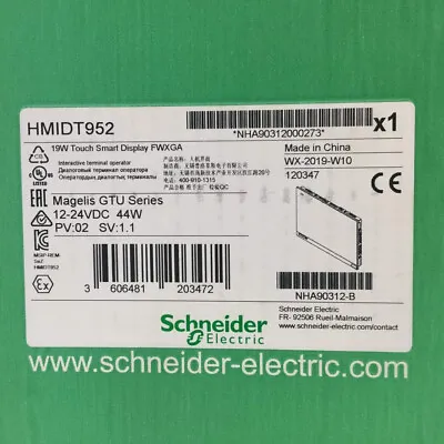 Buy Schneider Electric Modicon SQUARE D Magelis HMIDT952 HMI Panels Harmony GTU NEW • 5,489$