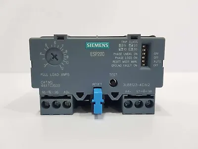 Buy Siemens 3ub8123-4cw2 Solid State Overload Relay Esp200 48atc3s00 • 122.55$
