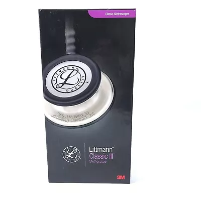 Buy 3M Littmann Classic III Monitoring Stethoscope Black  • 74.69$