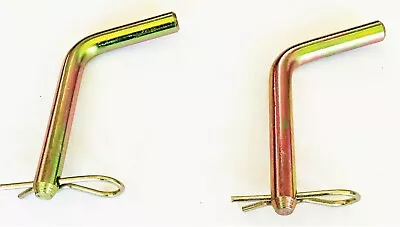 Buy 2 Goliath Industrial 1/2  Bent Tractor Wagon Car Trailer Receiver Hitch Pin Bp12 • 10.99$