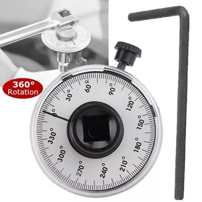 Buy 1/2 Inch 360 Degrees Rotation Torque Angle Drive Torque Angle Gauge For Wrench • 12.07$
