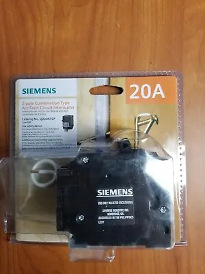 Buy Siemens Q220AFCP 2-Pole 120-Volt, 20 Amp Arc Fault Circuit Interrupter • 64.99$