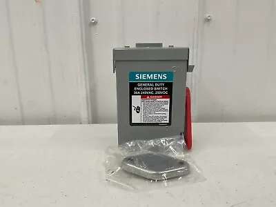Buy SIEMENS - GNF321RA 30 Amp 3 Pole 240v NON Fused 3R Outdoor Disconnect Dis718 • 55$